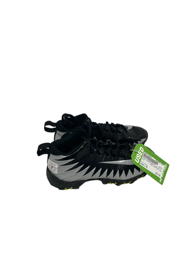 Used Nike Alpha Menace Shark Jr 3 Fb Cleats Black 11692-s000140969