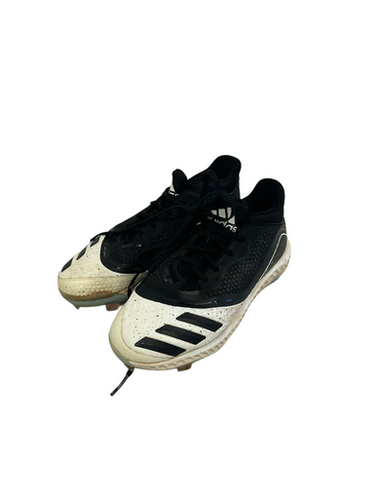 Used Adidas Icon Bounce Mens 7.5 Black Metal Baseball Cleats 11692-s000141653