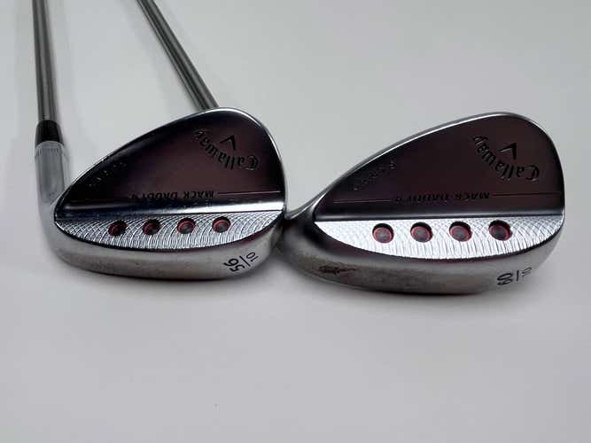 Callaway Mack Daddy 4 Chrome Wedge Set 56* 10 | 60* 10 SteelFiber i80 Regular RH