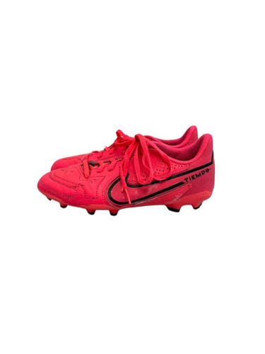 Used Nike Tiempo Jr 3 Pink Soccer Cleats 11692-s000151494