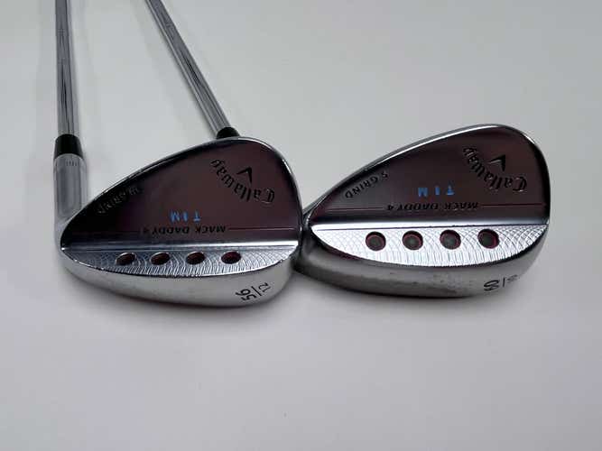 Callaway Mack Daddy 4 Chrome Wedge Set 56* 12 | 60* 10 DG S200 115g Stiff RH