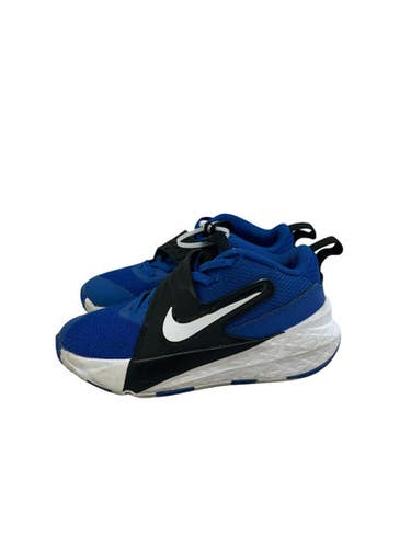 Used Nike Team Hustle Youth 13 Basketball Shoes Royal Blue 11692-s000151496
