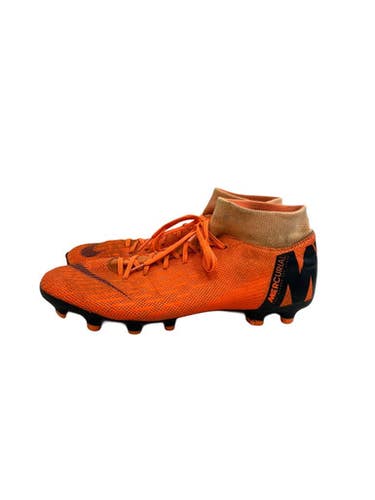 Used Nike Mercurial Mens 7.5 Soccer Cleats Neon Orange 11692-s000151518