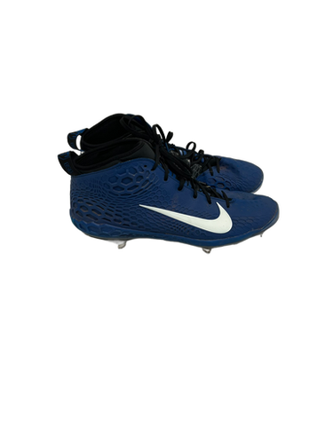 Used Nike Trout Mens 15 Royal Blue Metal Baseball Cleats 11692-s000133591