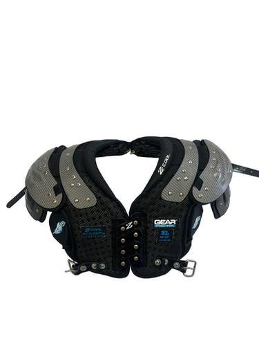 Used Gear Pro-tec Youth Xl Fb Shoulder Pads Black 11692-s000145486