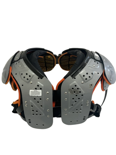 Used Schutt Xv Hd 46"-48" Skill Adult Xl Fb Shoulder Pads Grey 11692-s000145487