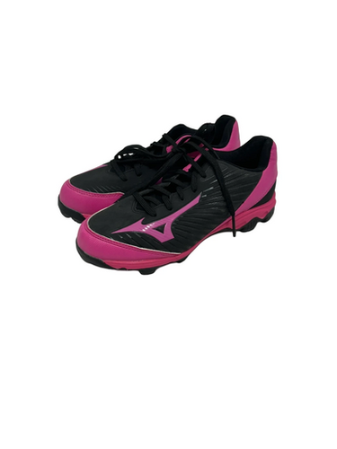 Used Mizuno 9 Spike Advanced Womens 7 Sb Cleats Pink 11692-s000149961