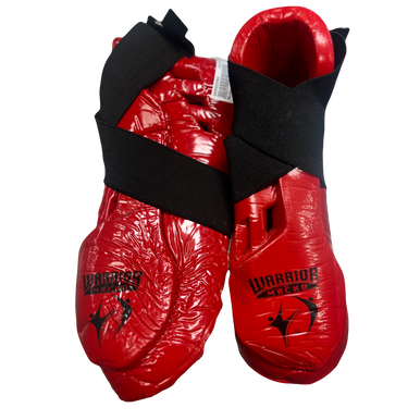 Used Martial Arts Foot Pads Red Junior 11730-s000025964