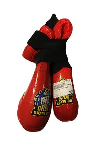 Used Martial Arts Foot Pads Red Junior 11730-s000053757