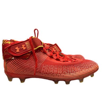 Used Under Armour Ua Highlight 2 Rm Adult Football Cleats Red Senior 12 11730-s000057227