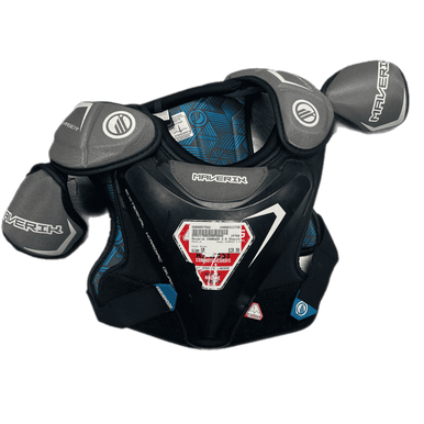 Used Maverik Charger 2.0 Lacrosse Shoulder Pads Black Sm 11730-s000057582