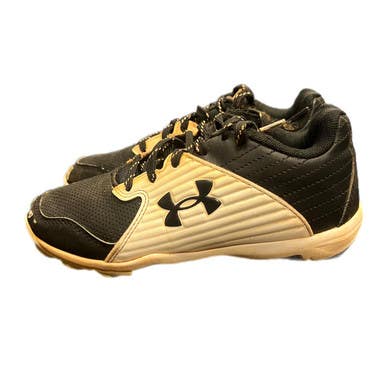 Used Under Armour 3023449-002 Bb Sb Cleats Black Junior 02 11730-s000059436