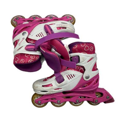 Used Rollerderby Harmony Child Rec Fitness Skates White Adjustable 11730-s000057746