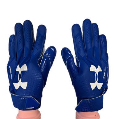 Used Under Armour 1327998 Fb Gloves Royal Blue Xl 11730-s000057739