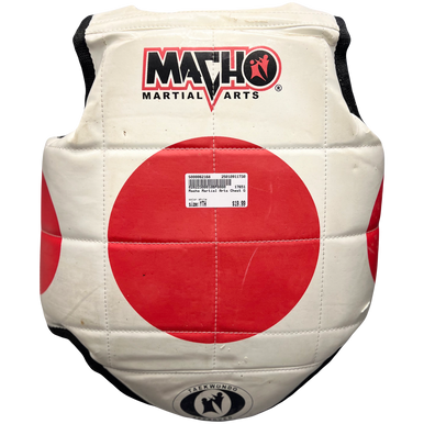 Used Martial Arts Chest Guard White Youth 11730-s000062168