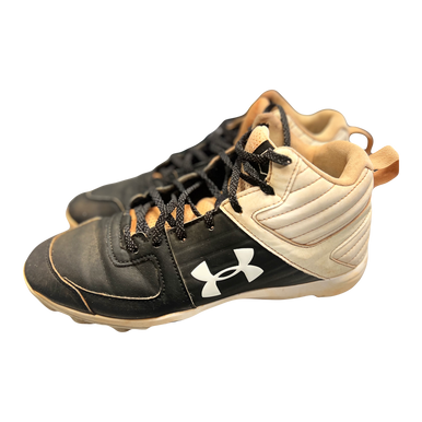 Used Under Armour 3022070-001 Baseball Cleats Black Junior 06 11730-s000062463