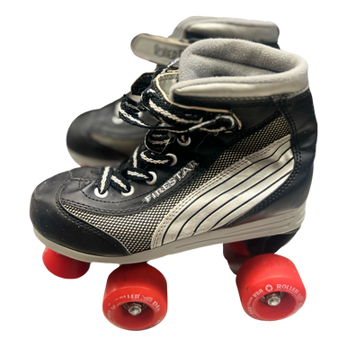 Used Rollerderby Firestar Junior Roller Quad Skates Black Junior 03 11730-s000063150