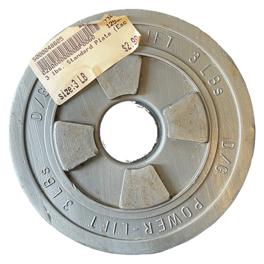Used Standard Plate (each) 3 Lb 11730-s000048605
