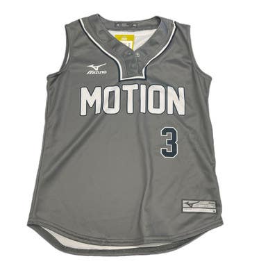 Used Mizuno 37317 Bb Sb Jersey Grey Xl 11730-s000046892