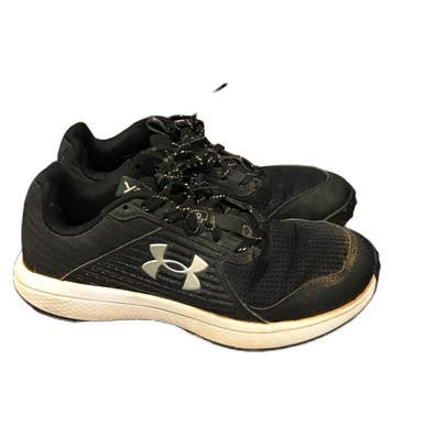 Used Under Armour 3023898-001 Bb Sb Cleats Black Junior 06 11730-s000067807
