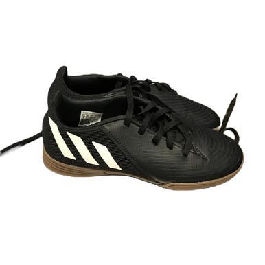 Used Adidas Predator Edge.4 Soccer Indoor Shoes Black Junior 03 11730-s000067812