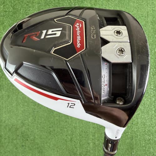Taylormade R15 Driver 12 Degree RIP Phenom R11S Shaft Extra Stiff X Flex 45.5