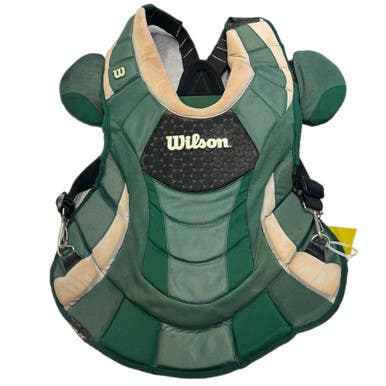 Used Wilson Wta3341 Catchers Chest Protector Green Adult 11730-s000058220