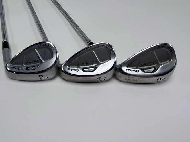 Cleveland 588 RTX CB Satin Chrome Wedge Set 50* 10 | 54* 14 | 58* 12 DG RH -1''
