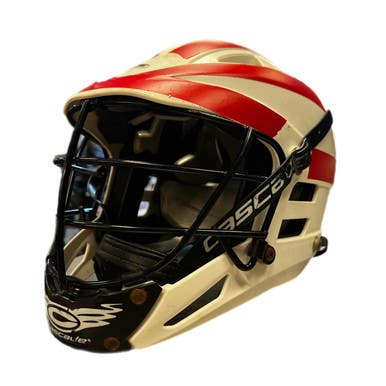 Used Cascade Cs W-r Lacrosse Helmet White One Size 11730-s000057034