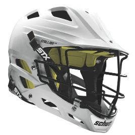 New Stx X Schutt Stallion 100 Lacrosse Helmet White M L 11730-stxst15jrwml