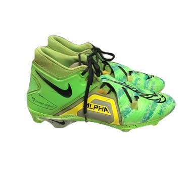 Used Nike Alpha Menace Pro 3 Adult Football Cleats Green Senior 11.5 11730-s000066863