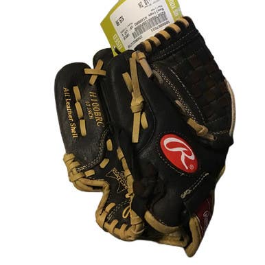 Used Rawlings H100brc Bb Sb Glove Lh Throw Brown 10" 11730-s000067031