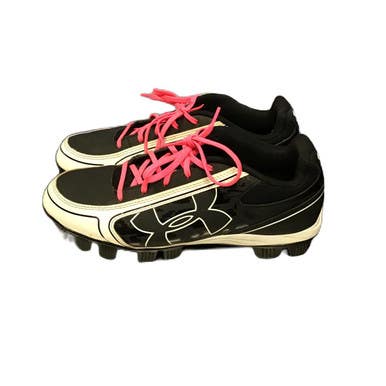 Used Under Armour 1250086-011 Adult Fb Cleats Black Senior 9.5 11730-s000067376
