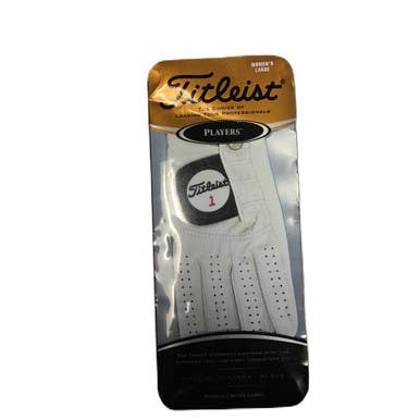 Used Titleist Players Women's Golf Glove White Lg 11730-s000068778