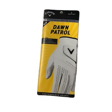 Used Callaway Dawn Patrol Mens Golf Glove White Lg 11730-s000068925