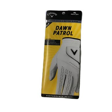 Used Callaway Dawn Patrol Mens Golf Glove White M L 11730-s000068917