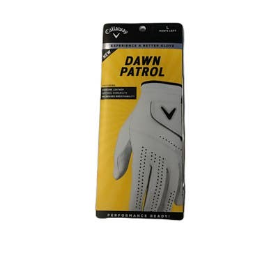 Used Callaway Dawn Patrol Mens Golf Glove White Lg 11730-s000068923