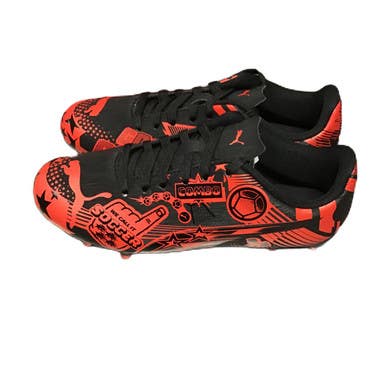 Used Puma 108775-04 Soccer Cleats Black Junior 03 11730-s000069365