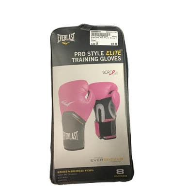 Used Everlast Pro Style Elite Boxing Gloves Pink Senior 11730-s000069583