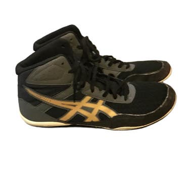 Used Asics 1081a021 Wrestling Shoes Black Senior 8.5 11730-s000071744