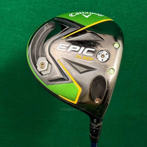 Callaway EPIC Flash Sub Zero 9.0 Driver Even Flow Riptide CB 6.0 Stiff w/ HC