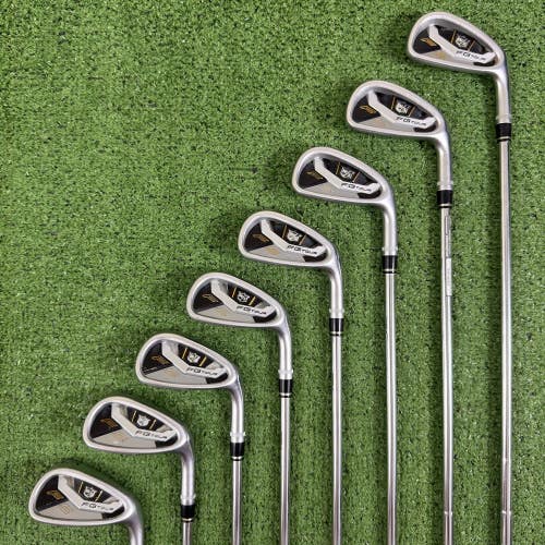 Wilson Staff FG Tour F5 Forged Iron Set 4-PW GW Dynamic Gold XP R300 Regular