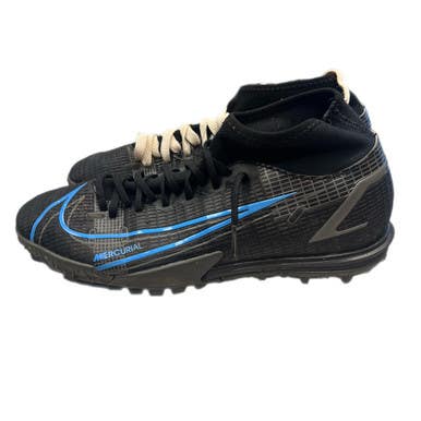 Used Nike Cv0953-004 Soccer Turf Shoes Black Senior 6.5 11730-s000058588