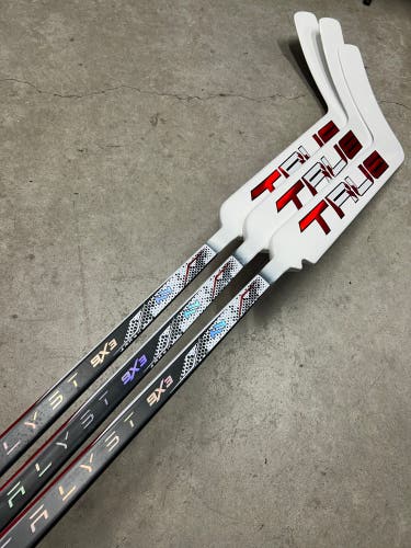 3 Pack True Catalyst 9X3 Regular Goalie Stick 25” Paddle Team Canada Pro Stock (New)