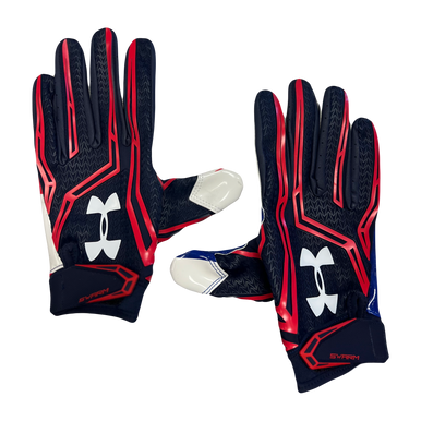 Used Under Armour 1292654 Fb Gloves Black Lg 11730-s000061365