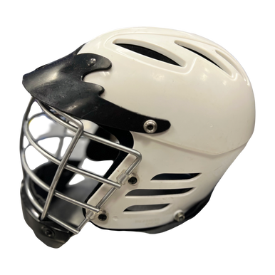Used Warrior W1004 Lacrosse Helmet White One Size 11730-s000061426