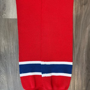 Montreal Canadiens Red Senior Large Athletic Knit Socks (New)