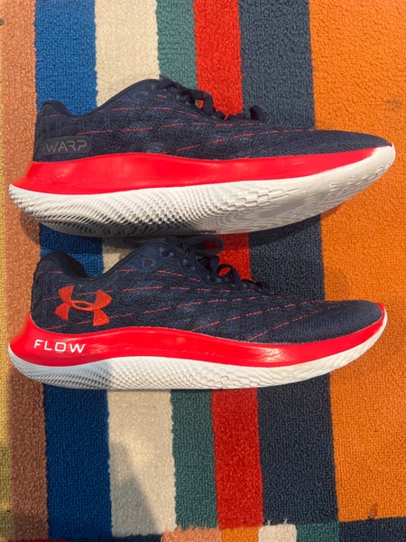 Blue Men's Size M 10.0 (W 11.0) Adult Under Armour Flow Velociti Wind Shoes (Used)