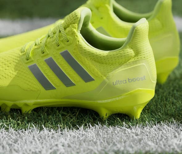 Adidas Ultraboost Football Cleats Solar Yellow Size 12.5 JP7413