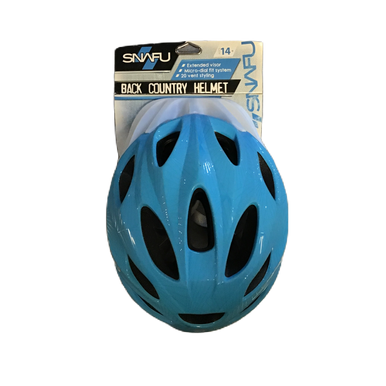 Used Snafu Back Country Bike Helmet Carolina Blue One Size 11730-s000070108